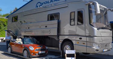 Look Inside This Luxurious 1.7 Million Motorhome Complete With Its Own Garage